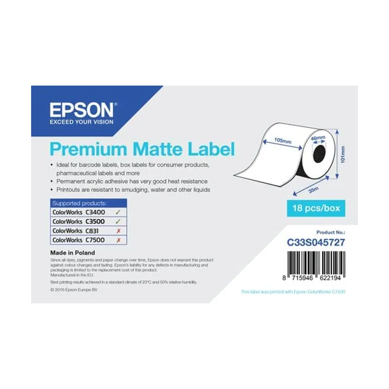 Epson Premium Matte Label