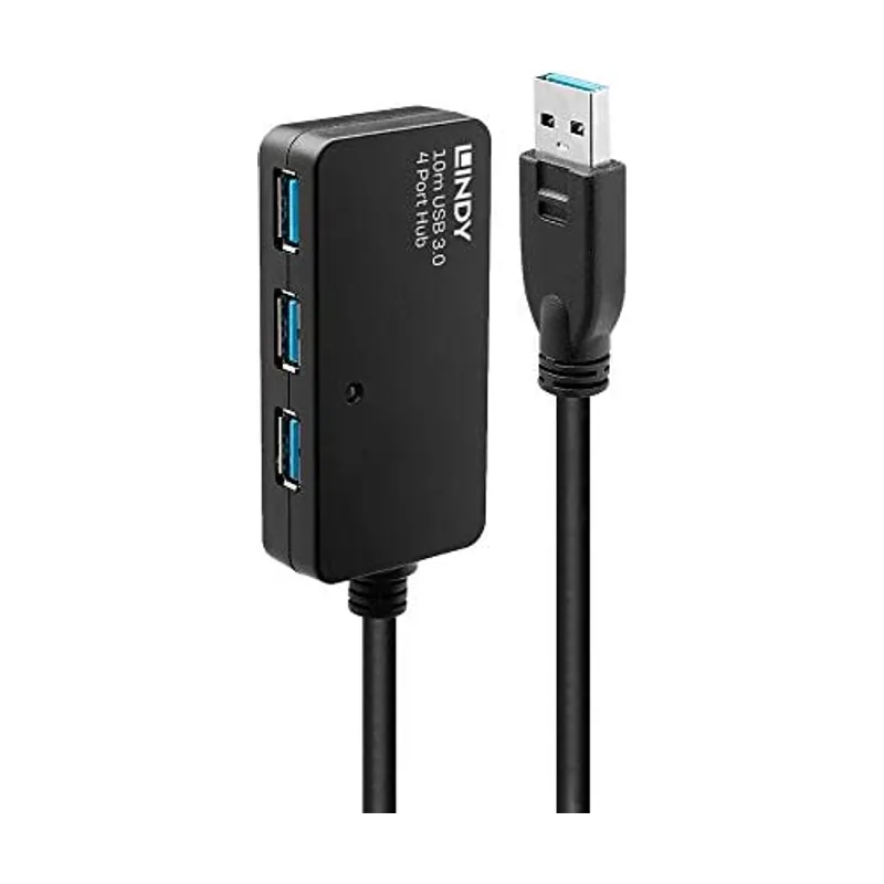 Lindy 43159 hub de interfaz USB 3.2 Gen 1 3.1 Gen 1 Type-A 5000 Mbit/s