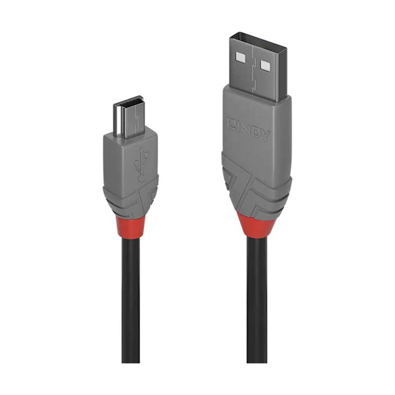 Lindy 36725 cable USB 5 m USB 2.0 USB A Mini-USB B