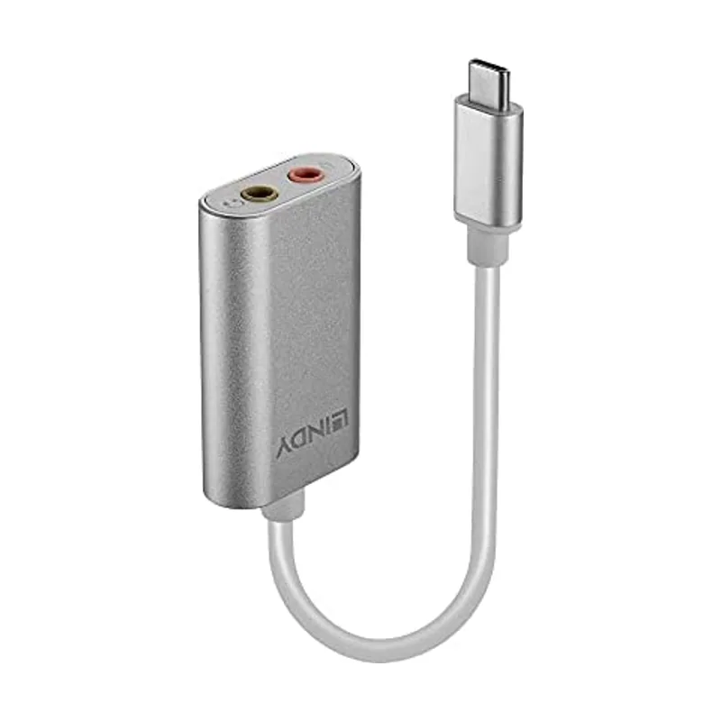 Lindy 42711 cable de Blanco USB C 3,5mm