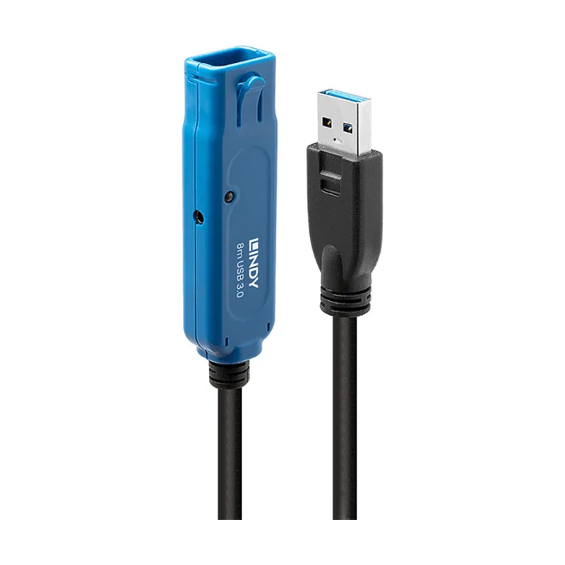 Lindy 43158 cable USB 8 m USB 3.2 Gen 1 3.1 Gen 1 USB A