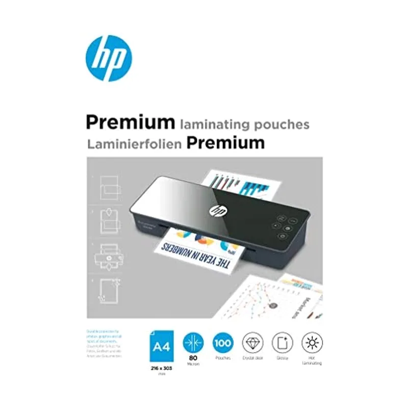 HP Fundas de plastificar Premium 9123 1 80 mic