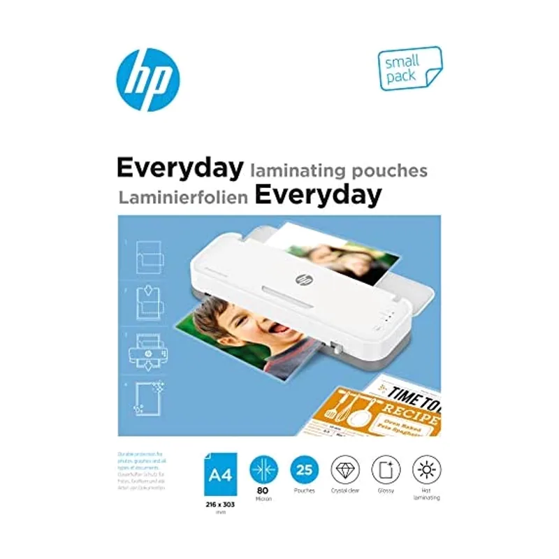 HP Fundas de plastificar Everyday 9153 1 80 mic