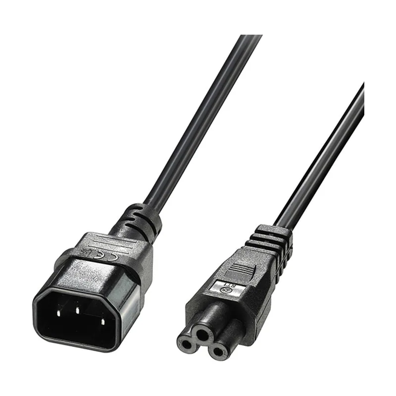 Lindy 30342 cable de transmisión Negro 3 m C14 acoplador C5 acoplador