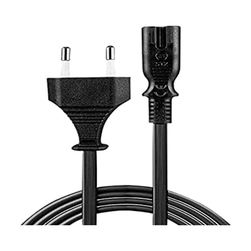 Lindy 30421 cable de transmisión Negro 2 m CEE7/16 C7 acoplador