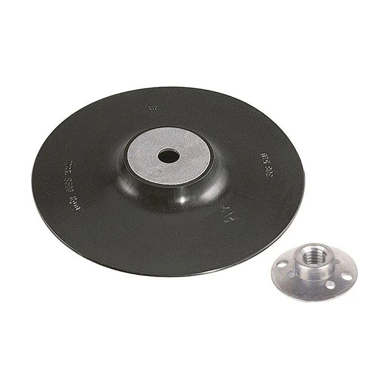 Wolfcraft Plato Abrasivo de Goma Flexible