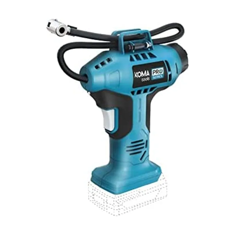 Koma tools Compresor de aire 20v sin batería ni cargador 7,5x22x25,5cm pro series battery