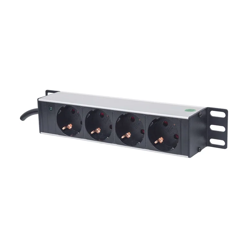 Intellinet 714020 de distribución de energía PDU 4 salidas AC 1U