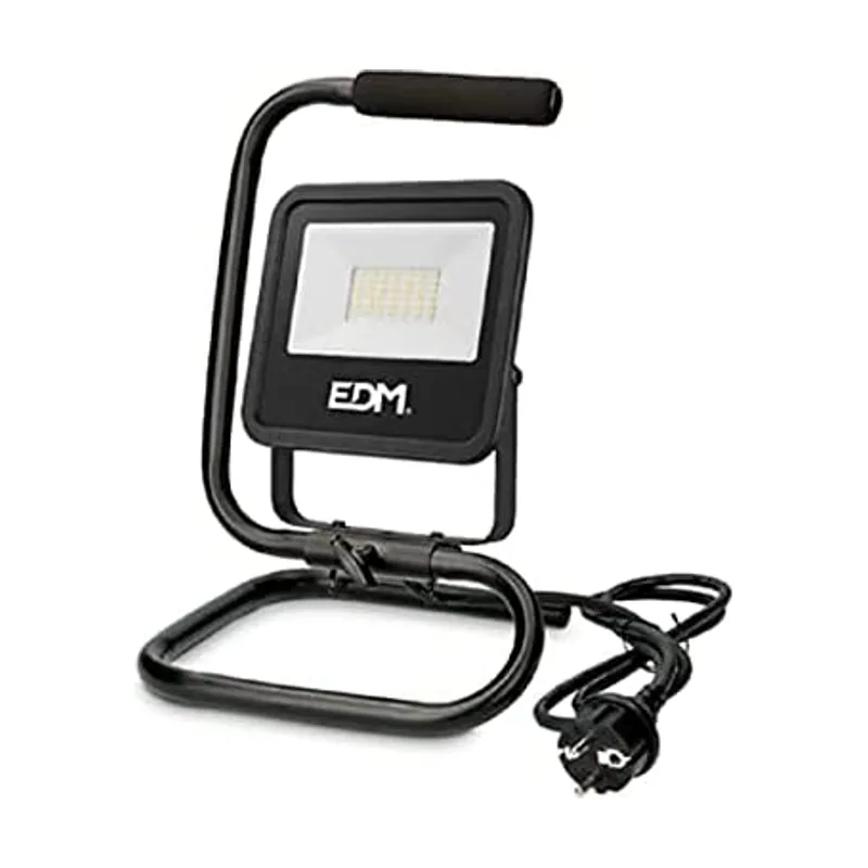 EDM Foco proyector led con pie 30w 2370lm