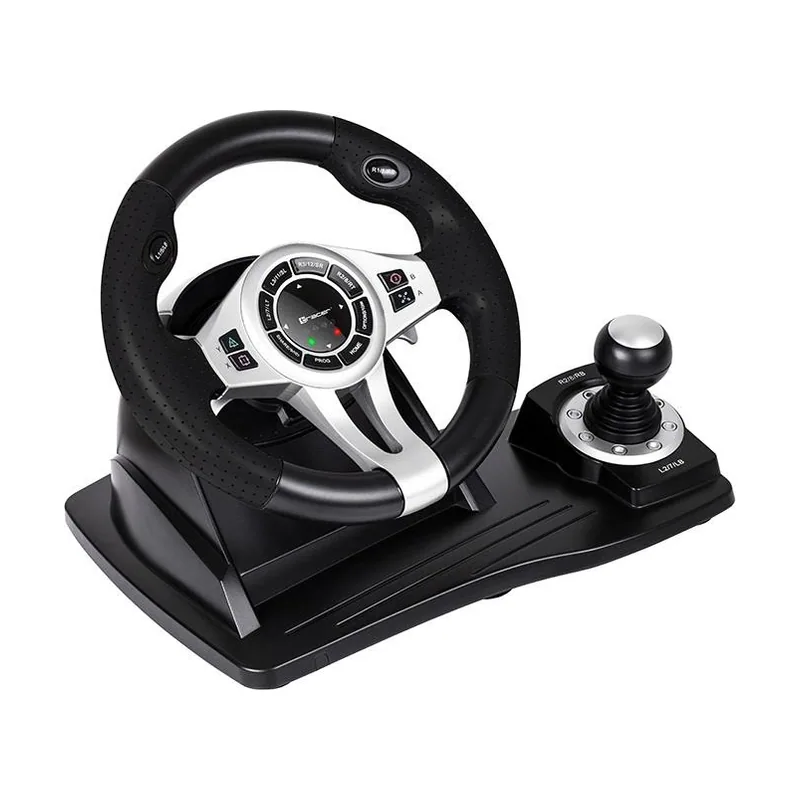 Tracer TRAJOY46524 mando y volante Negro Volante + Pedales PlayStation 4
