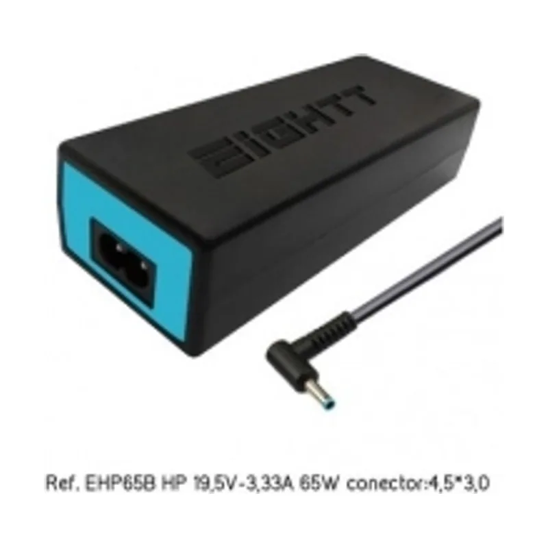 Eightt Cargador ESPECIFICO Compatible con HP 19,5V-3,3A 65W 4,5 * 3,0