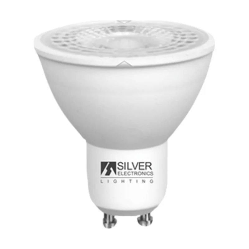 Silver Bombilla LED Eco DICROICA 8W GU10