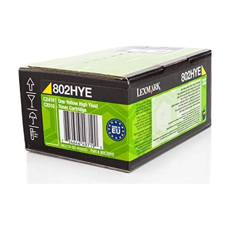 Lexmark 80C2HYE cartucho de tóner 1 pieza s