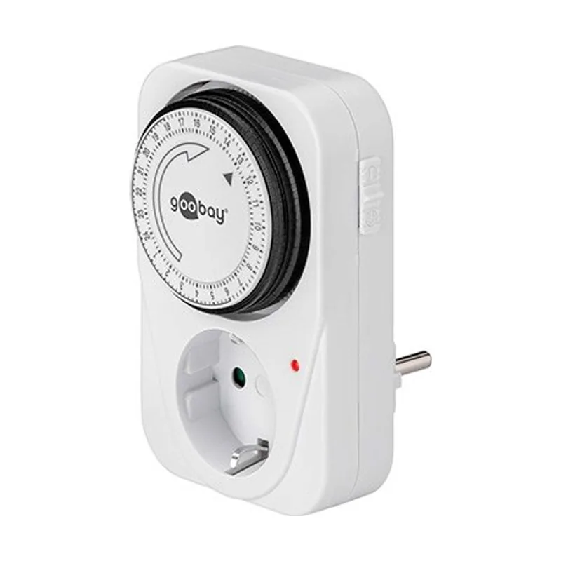 GooBay Microconnect GRUTIMER contador eléctrico Blanco Temporizador diario
