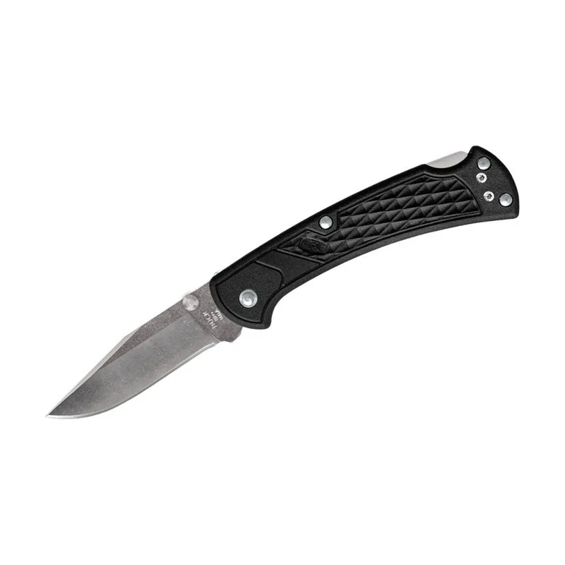 Buck Knives STE-0112BKS1 Cuchillo de Bolsillo Plegable 112 Slim Select con Espigas y Clip de Bolsillo