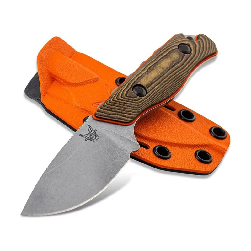 Benchmade STE-15017-1 Cuchillo de Caza Hidden Canyon Hunter de Hoja fija Drop Point con 14° SelectEdge® de 16,31 cm