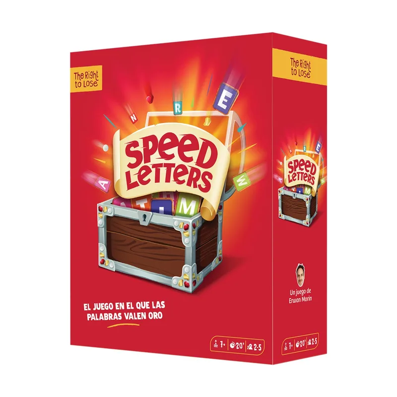 Asmodee Speed Letters Juego de Cartas en Español
