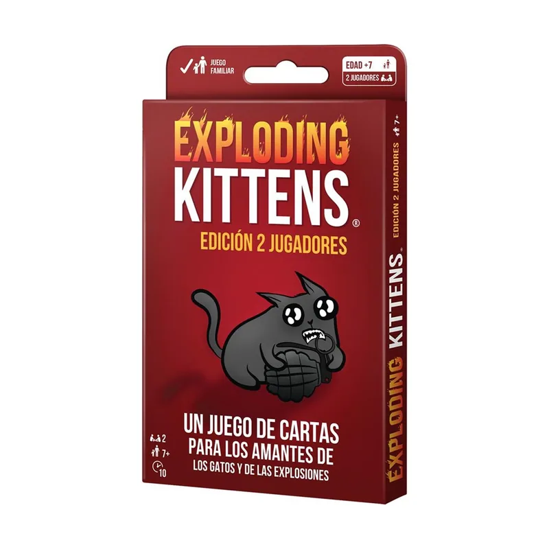 Asmodee Exploding Kittens Edición 2 Jugadores