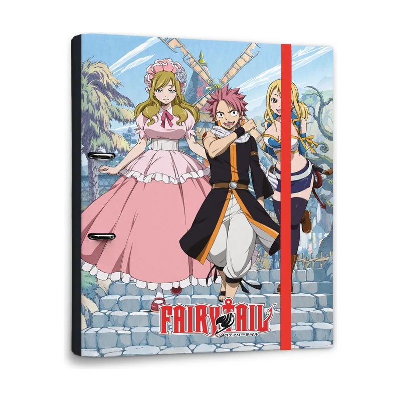 Grupo Erik Carpeta 2 anillas troquelada premium Fairy Tail
