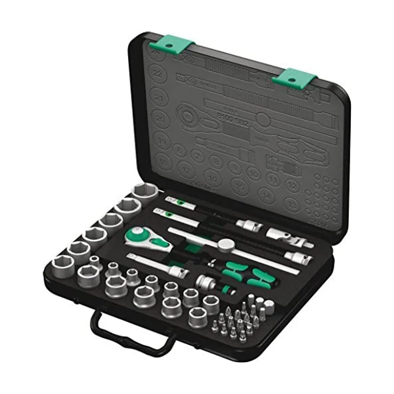 Wera 05003594001 llave de tubo Juego de llaves de tubo 43 pieza s