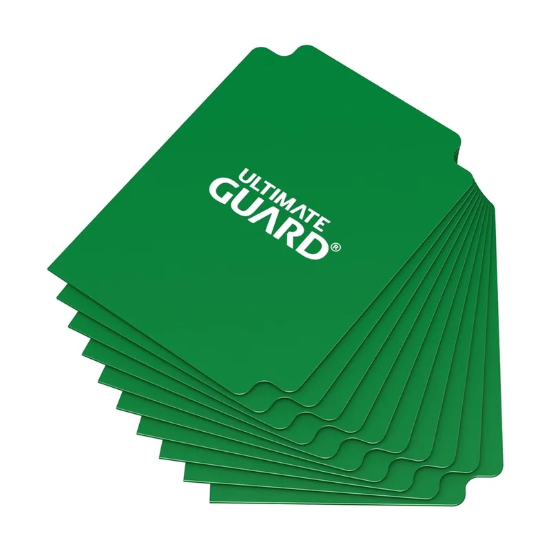 Ultimate guard Card Dividers Tarjetas Separadoras para Cartas Tamaño Estándar Verde 10