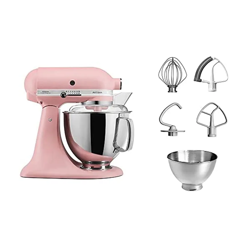 KitchenAid Artisan Robot de Cocina 4,7L con accesorios Dried