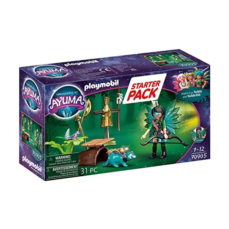 Playmobil 70905 Adventures of Ayuma Starter Pack Knight Fairy con Mapache