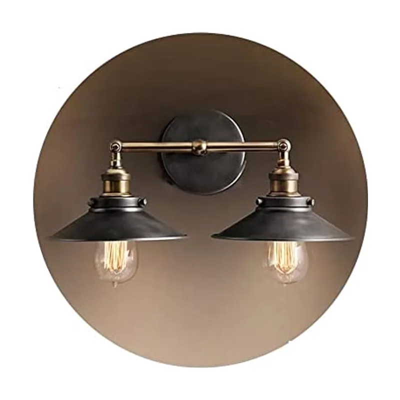 EDM Aplique de pared doble vintage metalico e27