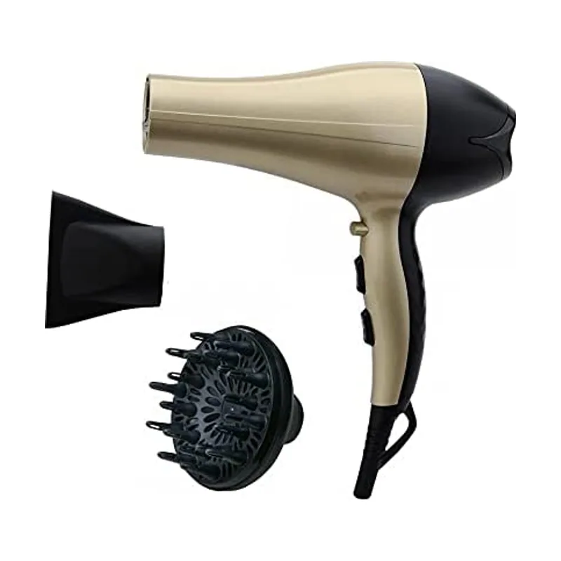 EDM Secador de cabello con difusor ionico 1900-2300w 9x22,5x28cm