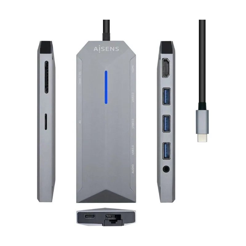 Aisens USB-C Dock 9 en 1