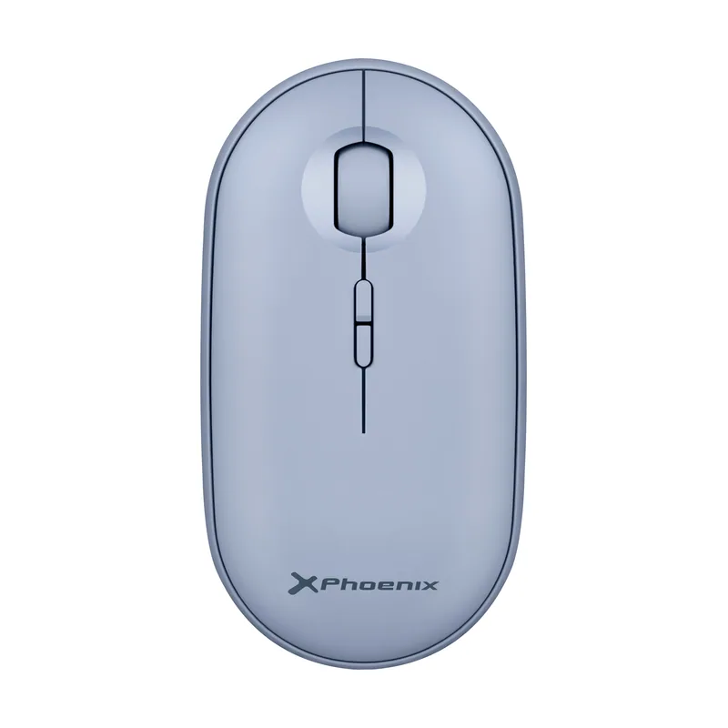 Phoenix technologies Phoenix Rebble Raton Inalambrico Bluetooth o 2.4 GHz con Receptor USB Clic Silencioso