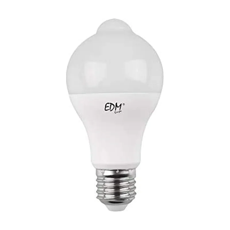 EDM Bombilla standard led con "sensor de presencia y crepuscular" e27