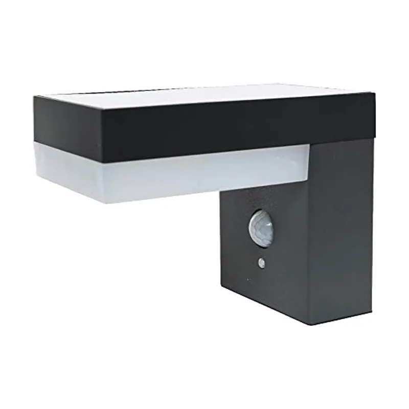 Lumineo EDP 83454 Lampara Pared Solar con Detector Max 600 Lumens