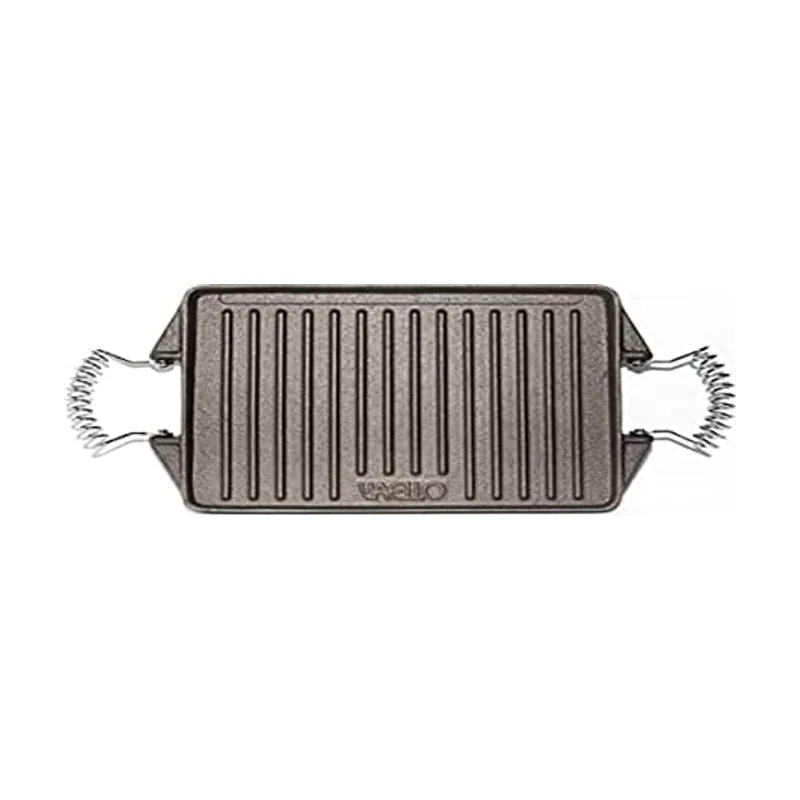 Vaello Plancha Hierro Fundido Rectangular 27X21CM.