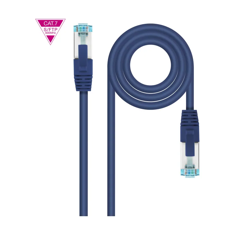 Nanocable Cable de Red Cat.7 600MHZ LSZH SFTP PIMF AWG26