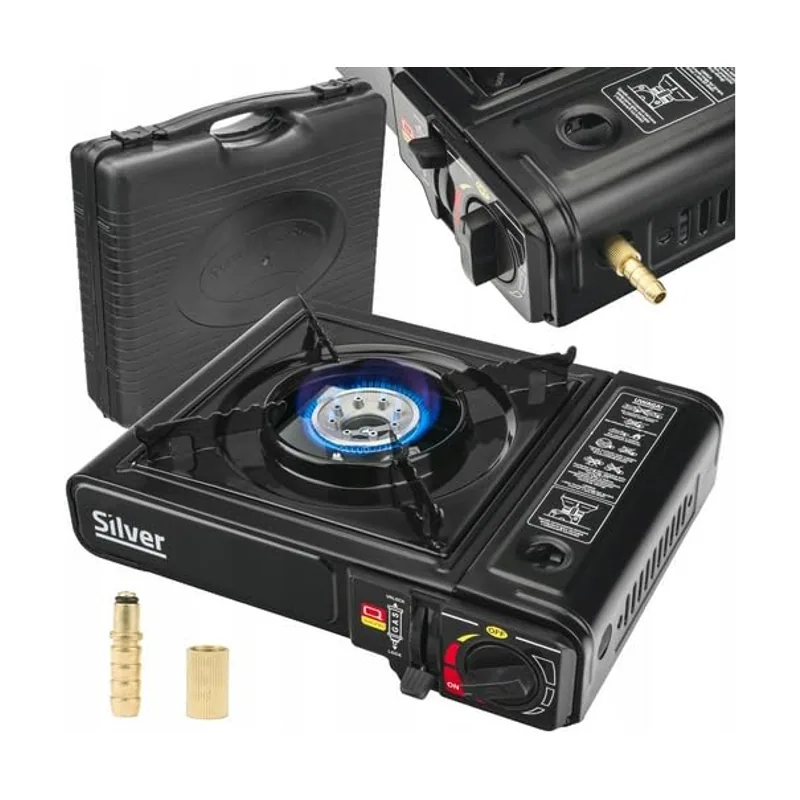 Silver COCINA DE GAS 2 EN 1