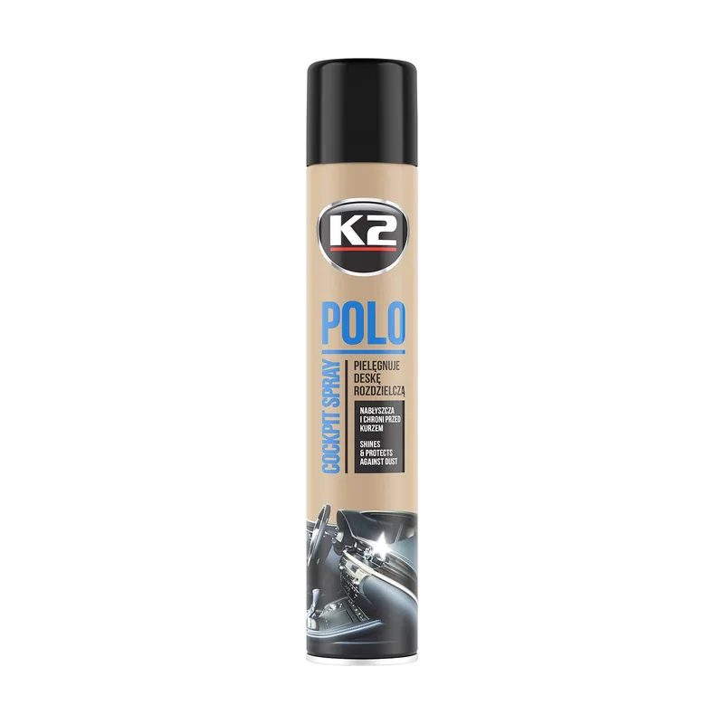 Melle K2 Auto Cockpit Spray Sostenible para salpicadero Shiner