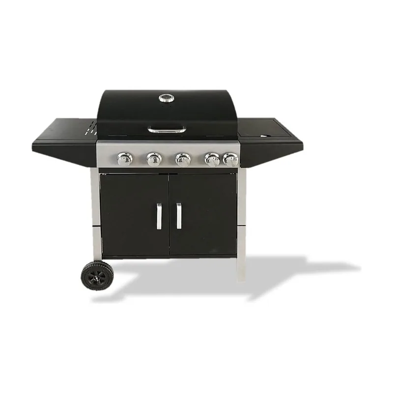 Ravanson Barbacoa de gas con 5 quemadores go-4