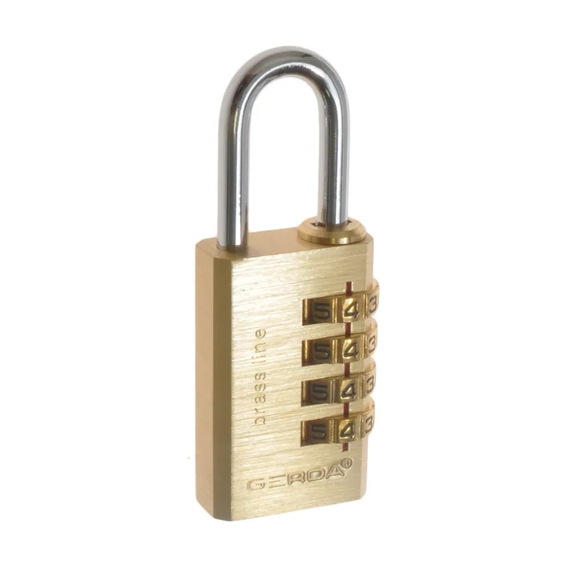 Gerda Sparta KD de WA de 009 Padlock con código S30 latón