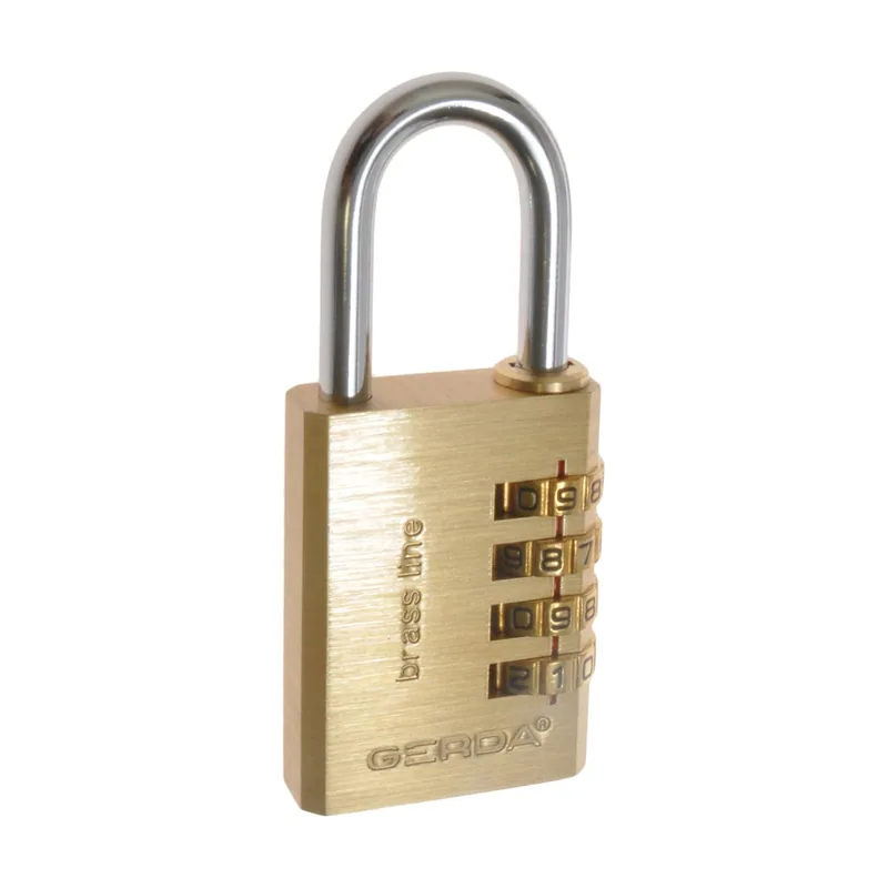 Gerda Sparta KD de WA de 010 Padlock con código S40 latón