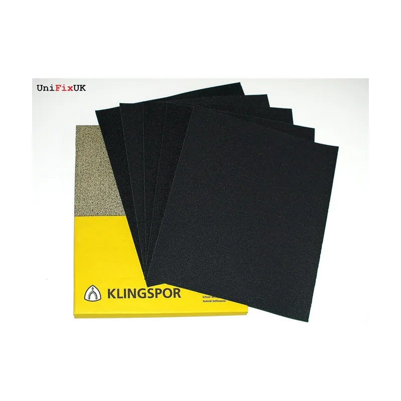 Klingspor arkusze ścierne na podłożu papierowym 230mm x 280mm ps8a na mokro gr.1500 50szt.