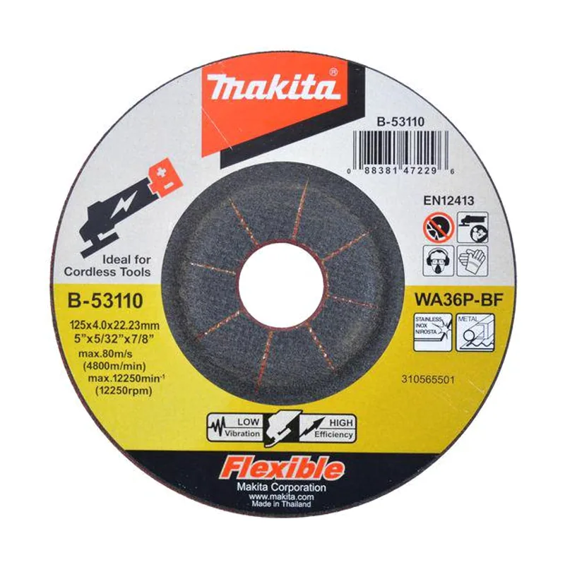 Makita b-53110 Flex de molienda rueda 4.0 mm