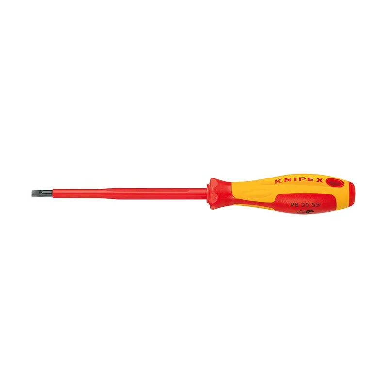 Knipex Destornillador para tornillos planos bruñido