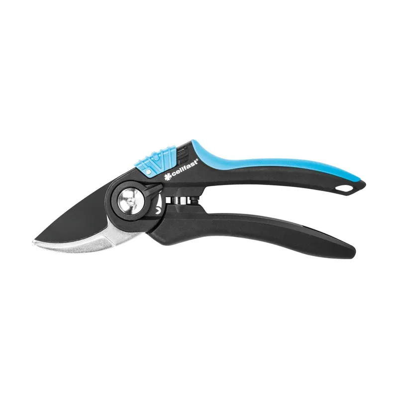 Cellfast Tijeras de podar Bypass ergonómica ENERGO Revestimiento Antiadherente