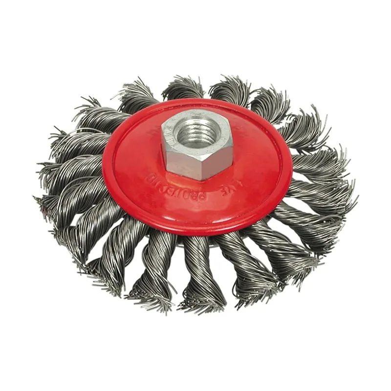 Vorel 06977 cepillo y rueda de alambre 10 cm 1 pieza s
