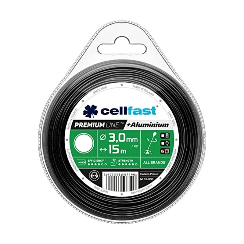 Cellfast Hilo Para Desbrozadoras Hilo Desbrozadora Premium Círculo 3,0 mm 15 m