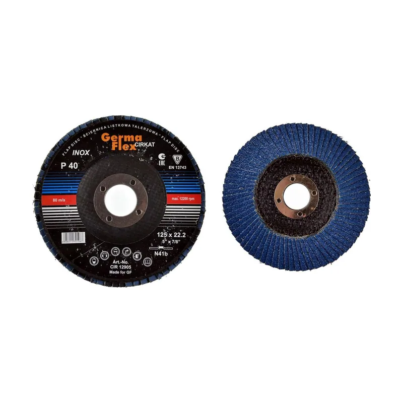 Germaflex / saitron abrasivo de listones para metal y acero inoxidable 125mm