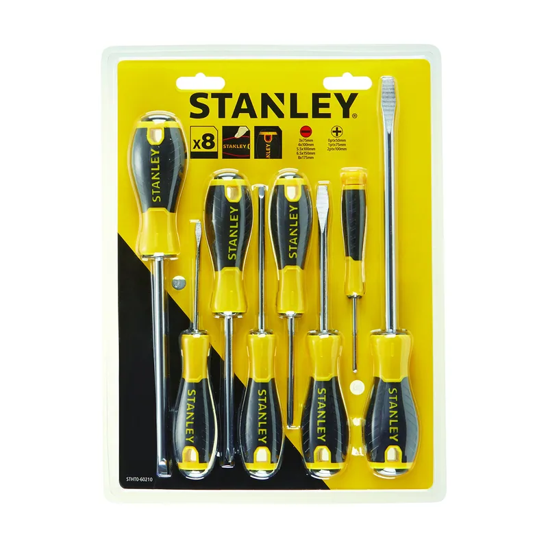Stanley Juego de 8 destornilladores