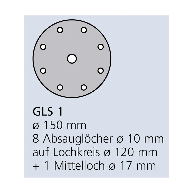 Klingspor 147095 Discos con Soporte de Papel con Sujeci�n cierre de gancho y bucle