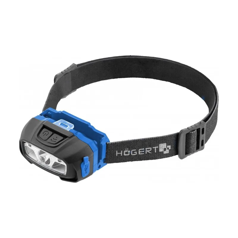 Gtv Hogert latarka czołowa led usb 6 funkcji